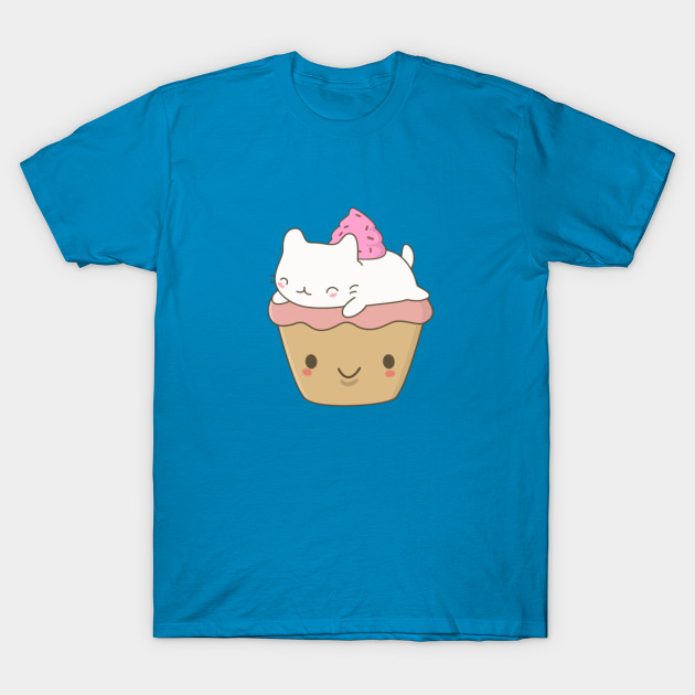 Cute and Kawaii Cupcake Cat T-Shirt